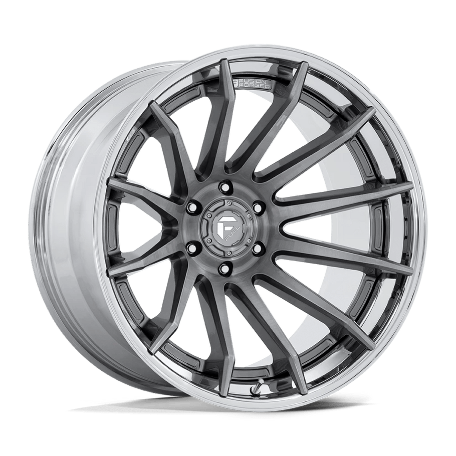 Fuel FC403 BURN 22x10 ET-18 6x135 87.10mm PLATINUM W/ CHROME LIP (Load Rated 1134kg)