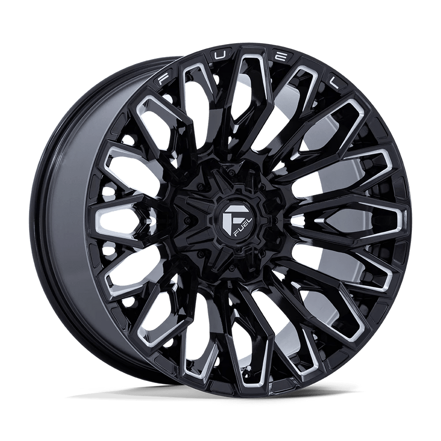 Fuel FC865 STRIKE 20x10 ET-18 6x135/139.7 106.10mm GLOSS BLACK MILLED (Load Rated 1134kg)