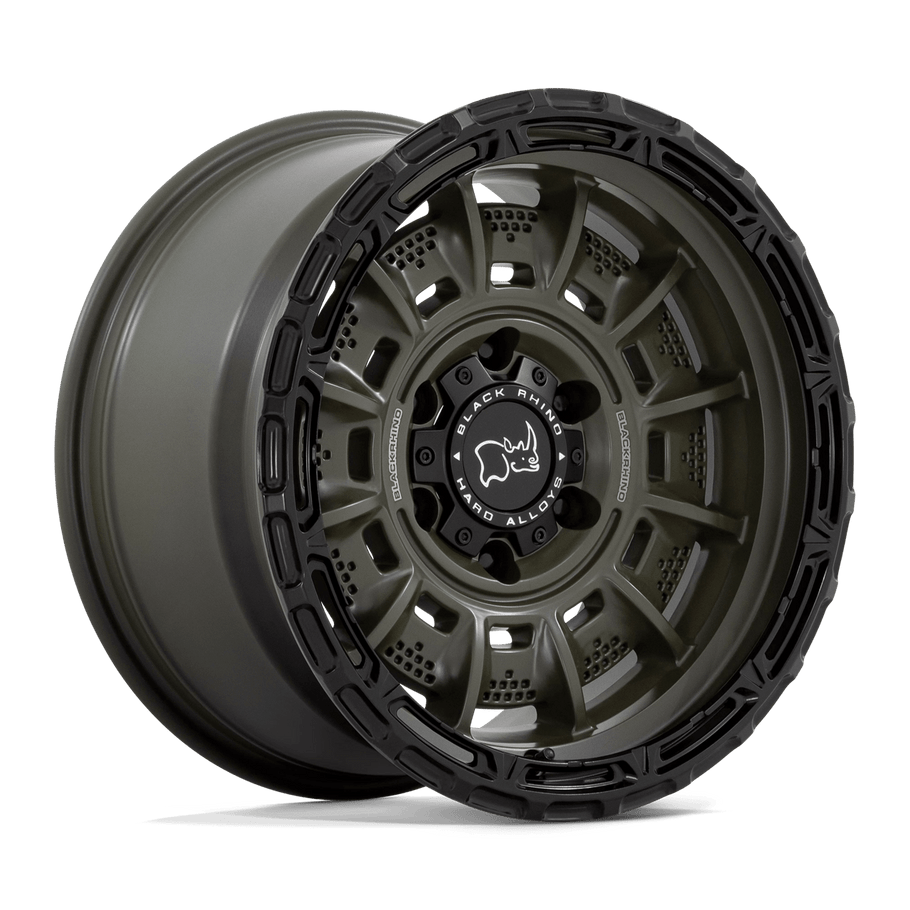 Black Rhino LEGION 17x9 ET-12 6x139.7 106.10mm OLIVE DRAB GREEN W/ BLACK LIP (Load Rated 1134kg)