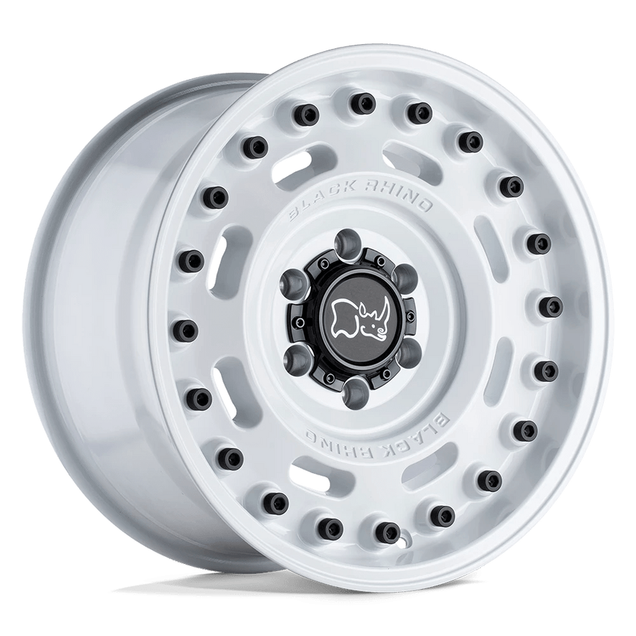 Black Rhino AXLE 18x9.5 ET-18 6x139.7 112.10mm GLOSS WHITE (Load Rated 1111kg)
