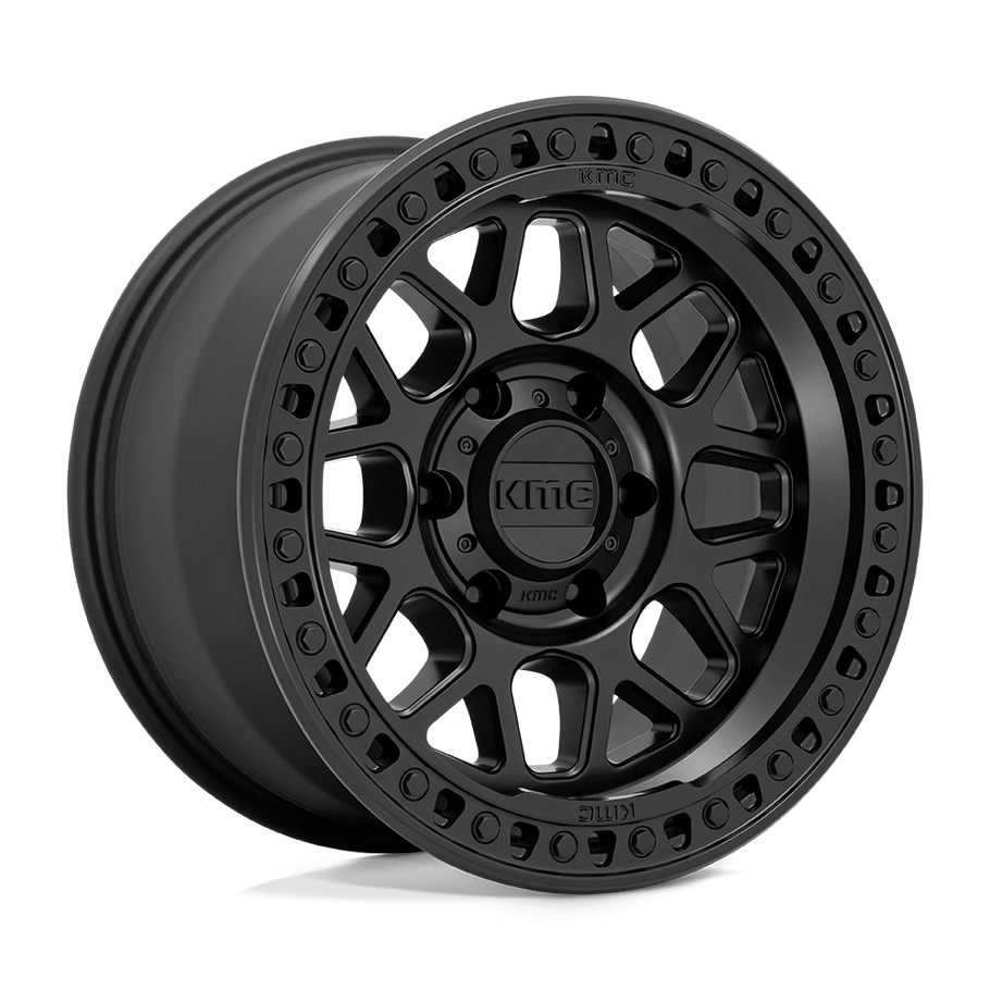 KMC KM549 GRS 20x9 ET0 8x165 125.10mm SATIN BLACK (Load Rated 1678kg)