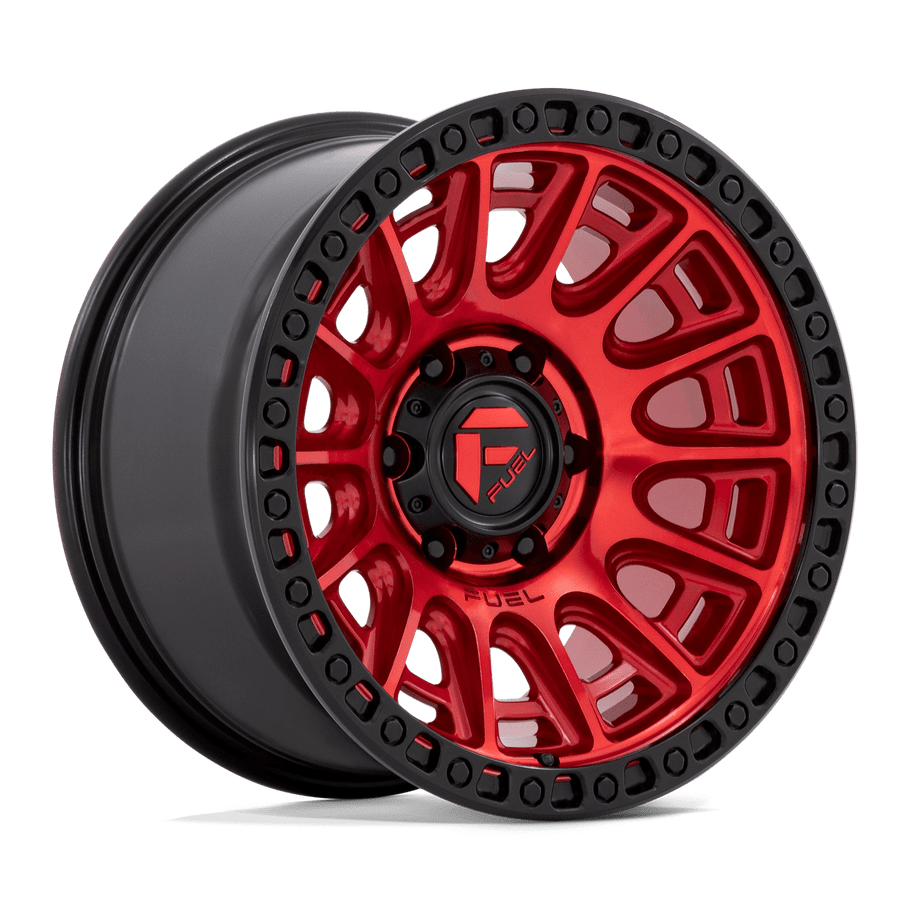 Fuel D834 CYCLE 17x9 ET-12 6x139.7 106.10mm CANDY RED W/ BLACK RING (Load Rated 1134kg)
