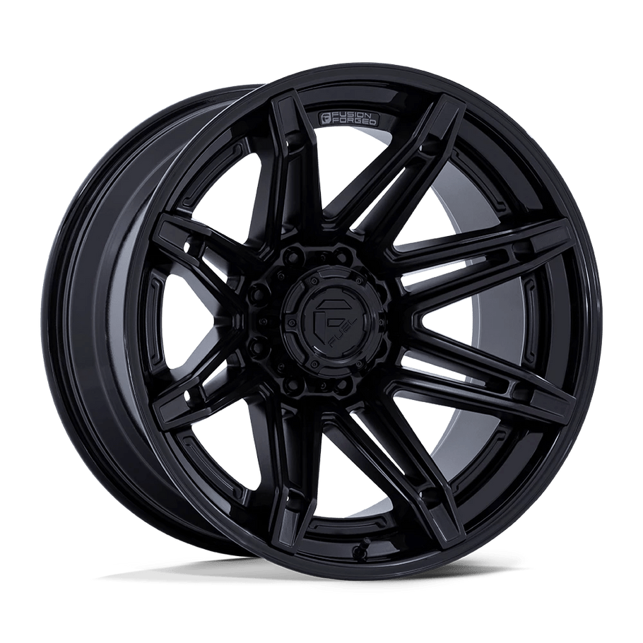 Fuel FC401 BRAWL 20x10 ET-18 8x170 125.10mm MATTE BLACK W/ GLOSS BLACK LIP (Load Rated 1678kg)