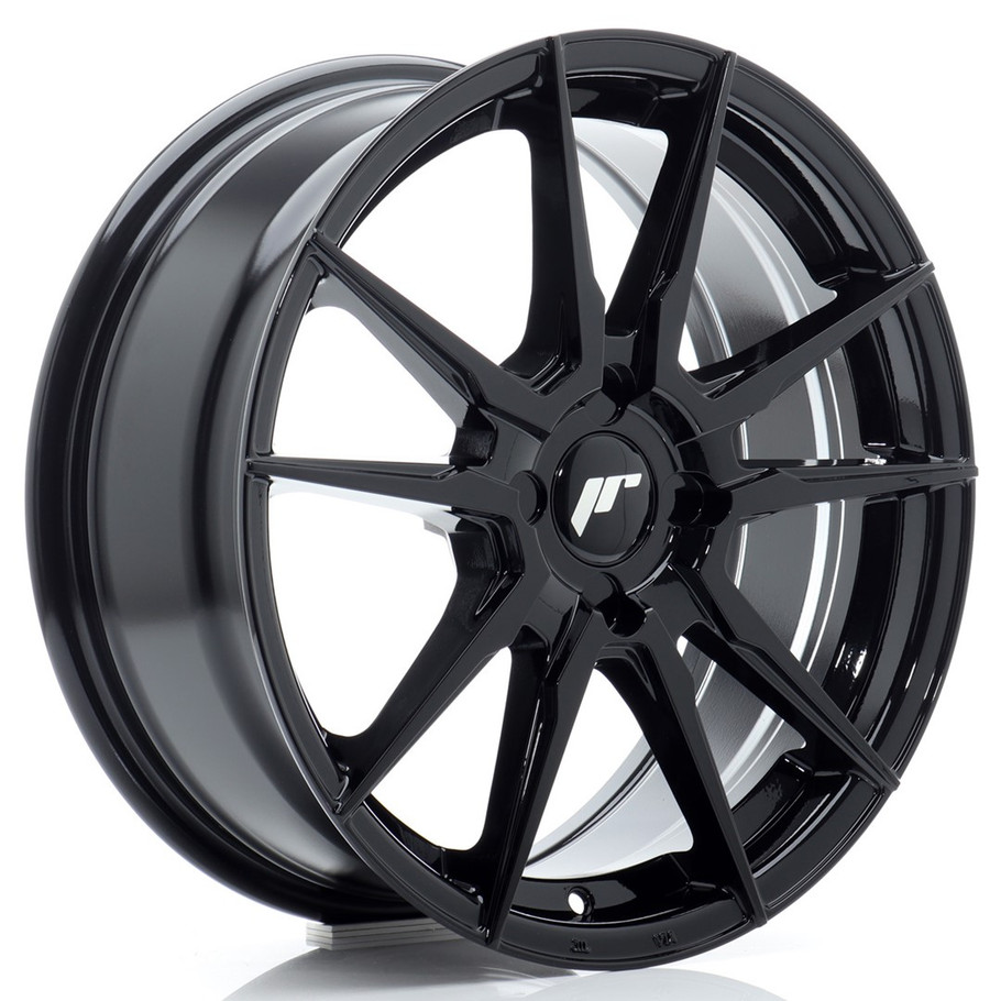 JR Wheels JR21 17x7 ET20-40 4H CUSTOM PCD 67.1mm Gloss Black