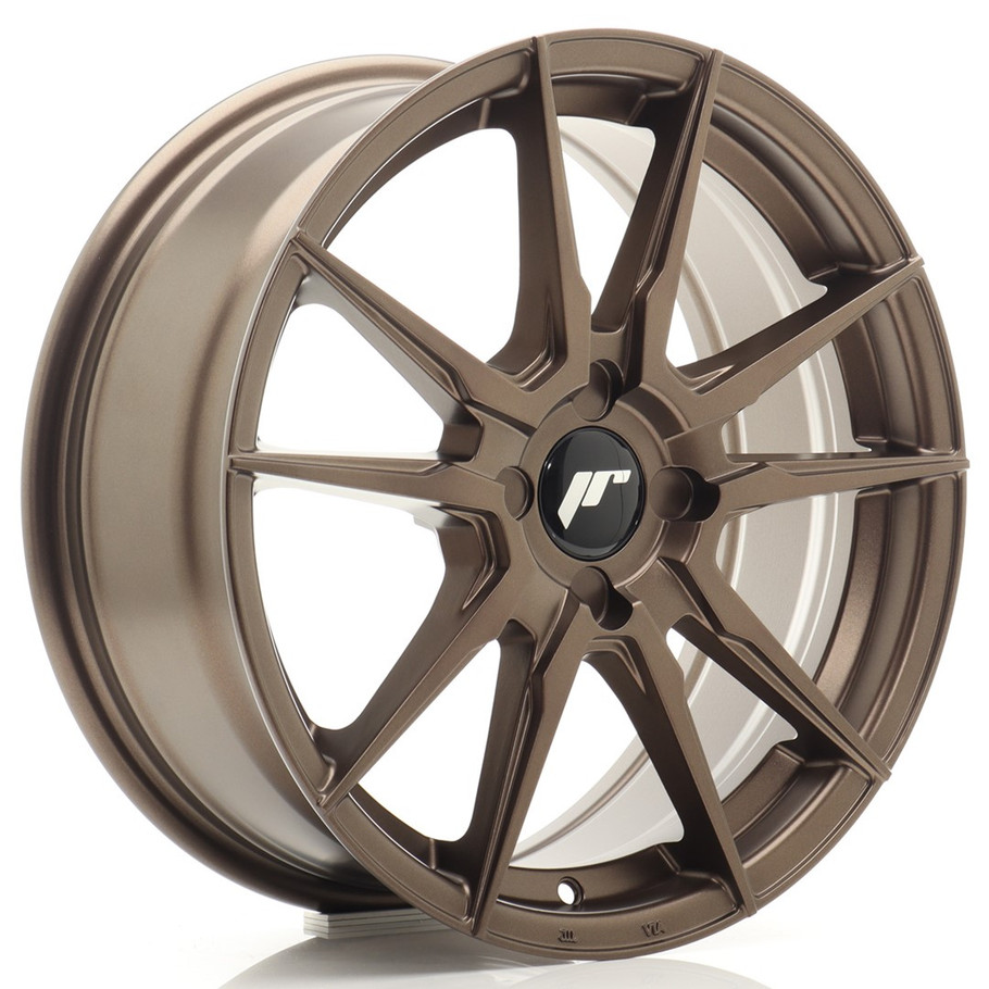 JR Wheels JR21 17x7 ET20-40 4H CUSTOM PCD 67.1mm Matt Bronze