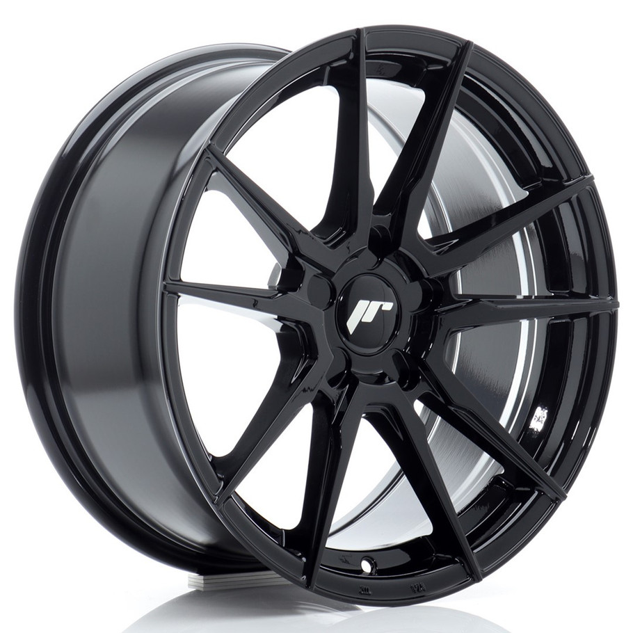 JR Wheels JR21 17x8 ET20-35 5H CUSTOM PCD 72.6mm Gloss Black