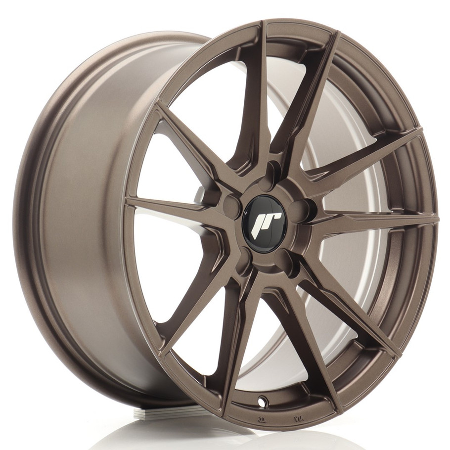 JR Wheels JR21 17x8 ET20-35 5H CUSTOM PCD 72.6mm Matt Bronze