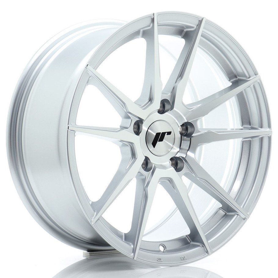 JR Wheels JR21 17x8 ET35 5x100 67.1mm Silver Machined