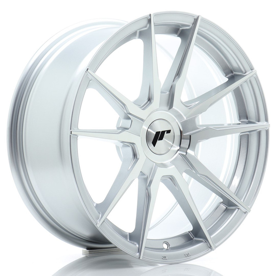 JR Wheels JR21 17x9 ET20-45 CUSTOM PCD 72.6mm Silver Machined