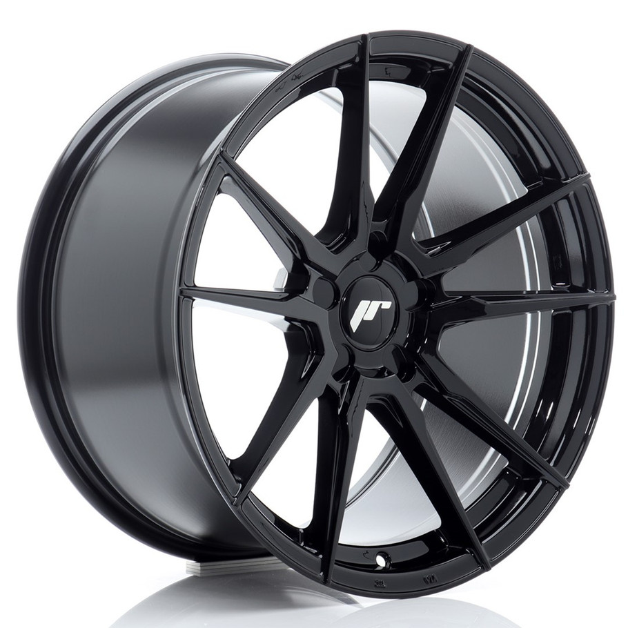 JR Wheels JR21 18x9.5 ET20-40 5H CUSTOM PCD 72.6mm Gloss Black