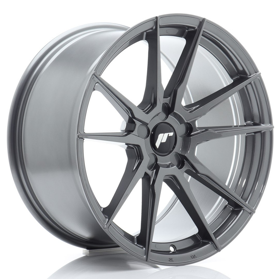 JR Wheels JR21 18x9.5 ET20-40 5H CUSTOM PCD 72.6mm Hyper Gray