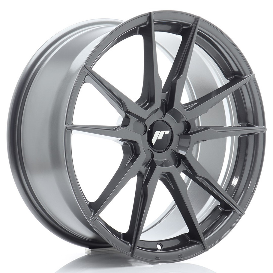 JR Wheels JR21 19x8 ET20-40 5H CUSTOM PCD 72.6mm Hyper Gray