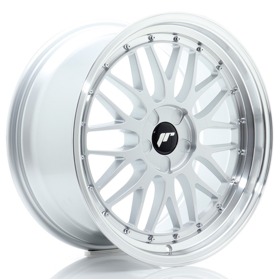 JR Wheels JR23 19x9.5 ET20-45 5H CUSTOM PCD 72.6mm Hyper Silver w/Machined Lip