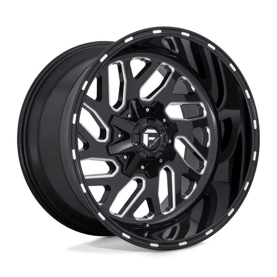 Fuel D581 TRITON 17x9 ET-12 5x114.3/127 78.10mm GLOSS BLACK MILLED (Load Rated 1134kg)