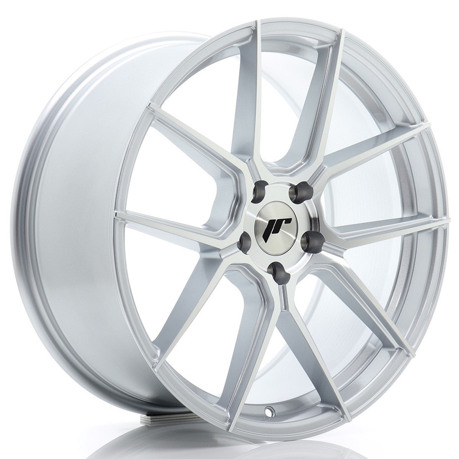 JR Wheels JR30 19x8.5 ET45 5x112 66.6mm Silver Machined Face