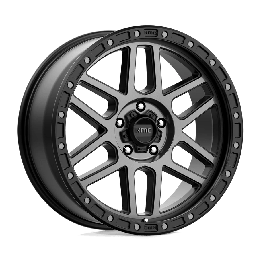 KMC KM544 MESA 20x9 ET18 5x127 71.50mm SATIN BLACK W/ GRAY TINT (Load Rated 1134kg)