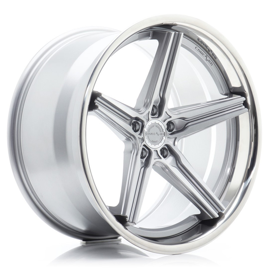 Concaver CVR9 21x9 ET10-52 CUSTOM PCD 74.1mm Brushed Titanium