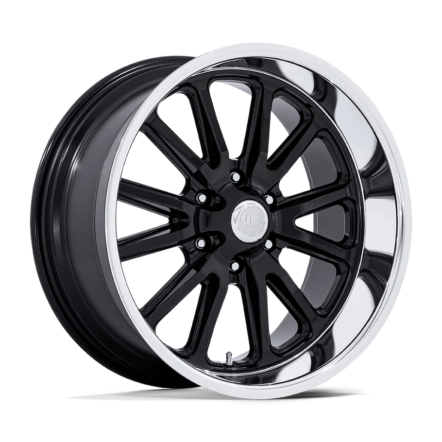 US MAGS UC145 RAMBLER 6 20x9.5 ET1 6x139.7 106.10mm GLOSS BLACK DIAMOND CUT LIP (Load Rated 862kg)