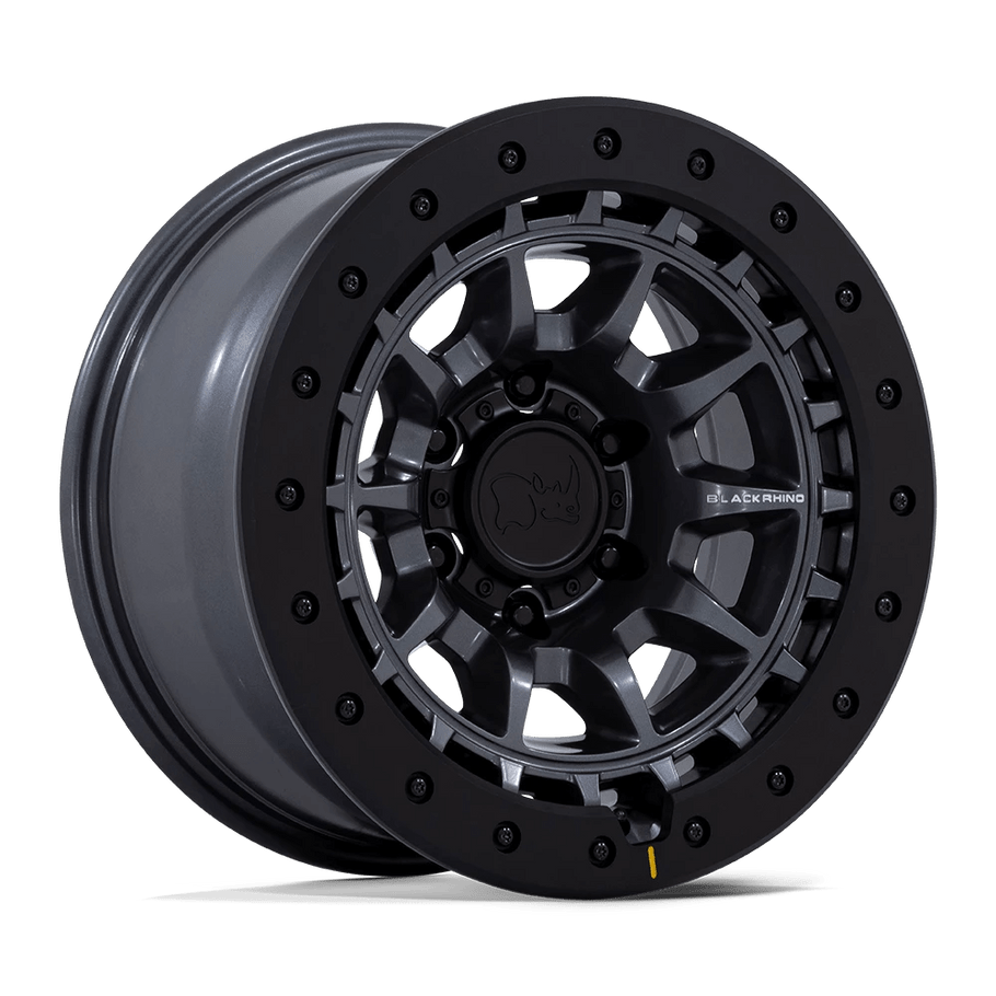 Black Rhino BR016 TUSK 17x8.5 ET-10 6x139.7 106.10mm MATTE GUNMETAL (Load Rated 1202kg)