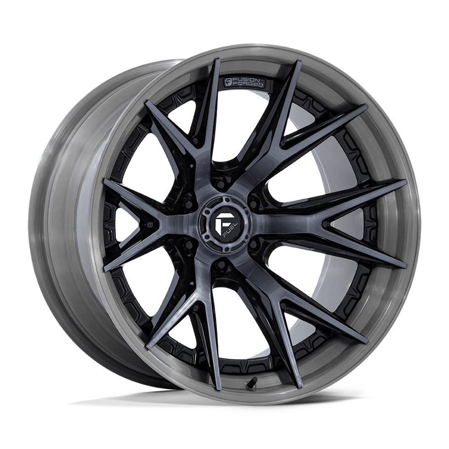 Fuel FC402 CATALYST 20x10 ET-18 6x135 87.10mm GLOSS BLACK BRUSHED DARK TINT (Load Rated 1134kg)