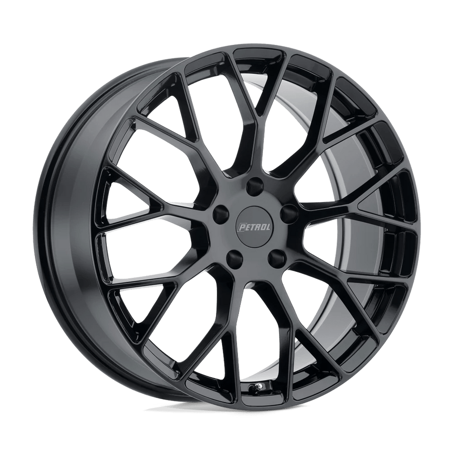 Petrol P2B 18x8 ET35 5x120 76.10mm GLOSS BLACK (Load Rated 771kg)