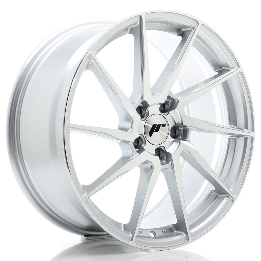 JR Wheels JR36 19x8.5 ET45 5x112 66.6mm Silver Machined Face