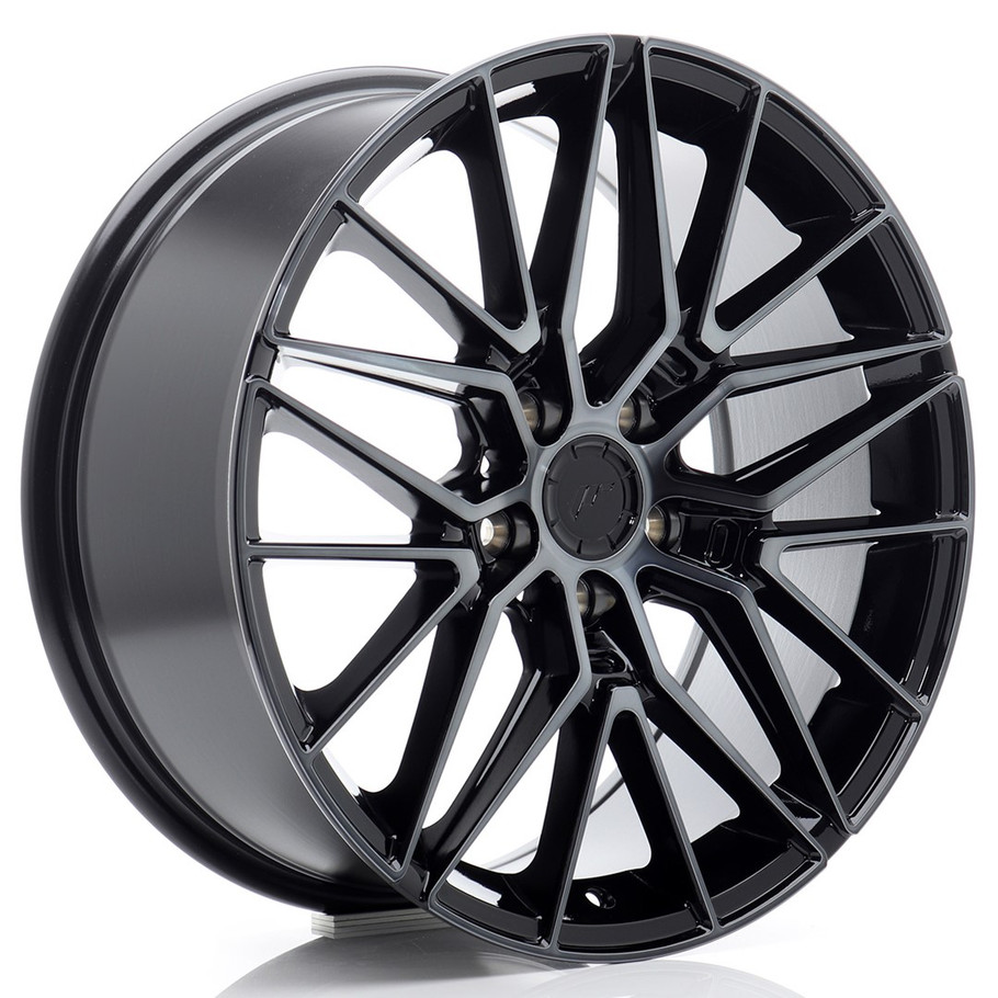 JR Wheels JR38 18x8 ET42 5x112 66.6mm Black Machined w/Tinted Face
