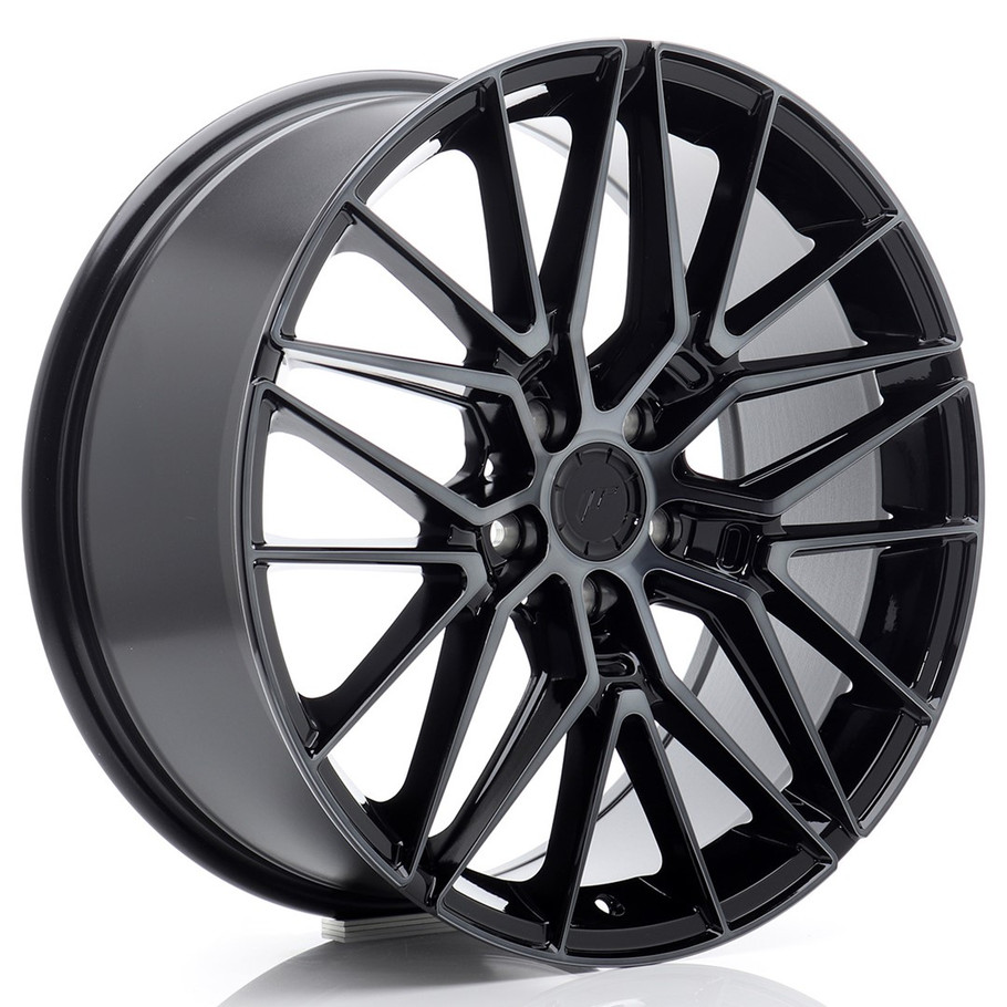 JR Wheels JR38 19x8 ET40 5x112 66.6mm Black Machined w/Tinted Face
