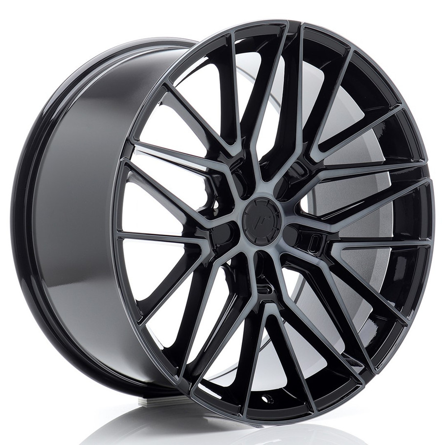 JR Wheels JR38 20x10 ET20-48 5H CUSTOM PCD 72.6mm Black Machined w/Tinted Face