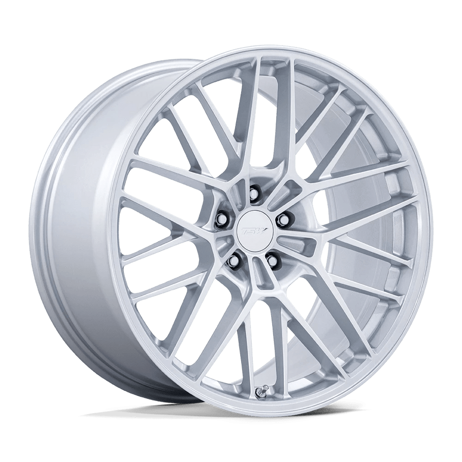 TSW TW001 DAYTONA 22x9 ET20 5x112 66.56mm GLOSS SILVER (Load Rated 898kg)