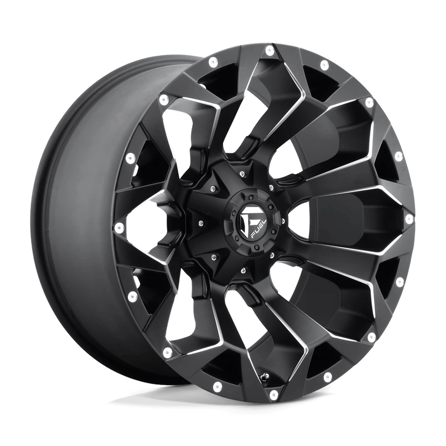 Fuel D546 ASSAULT 18x9 ET01 5x114.3/127 78.10mm MATTE BLACK MILLED (Load Rated 1134kg)