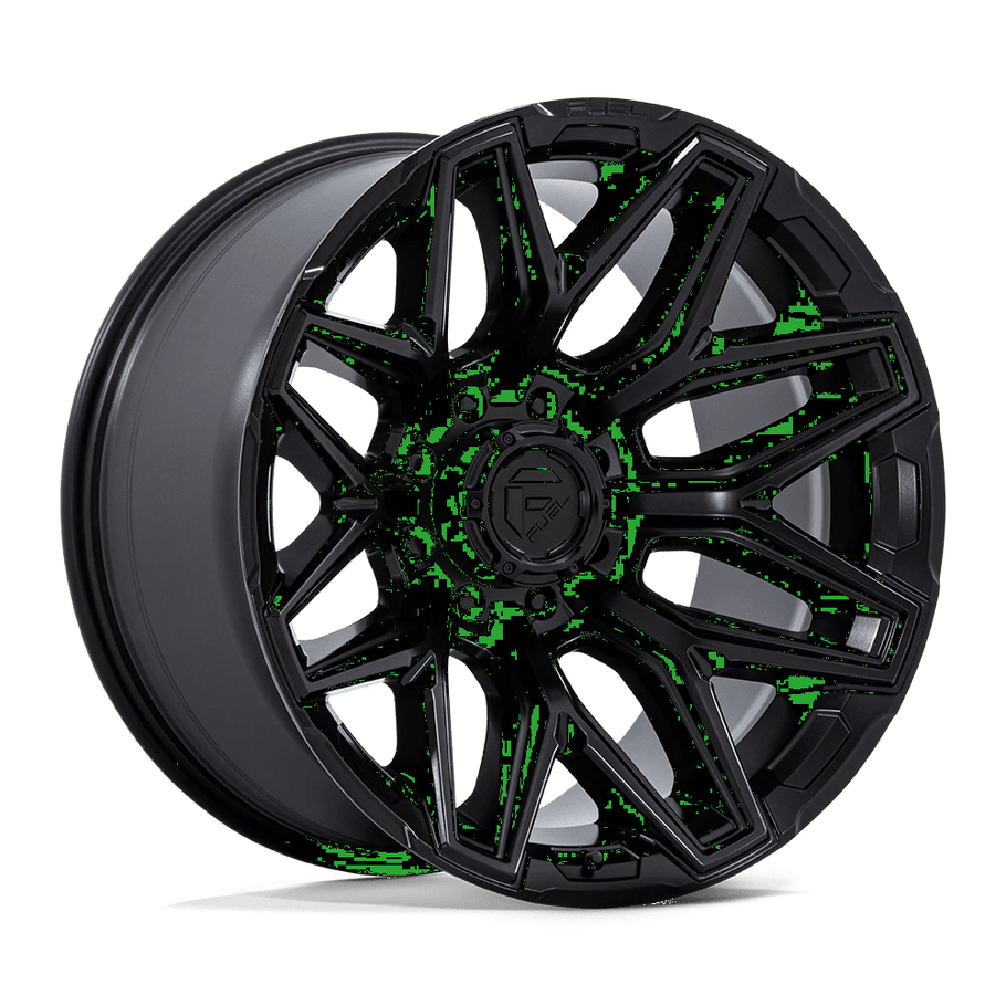 Fuel FLUX 20x9 ET1 8x165.1 125.10mm BLACKOUT (Load Rated 1678kg)