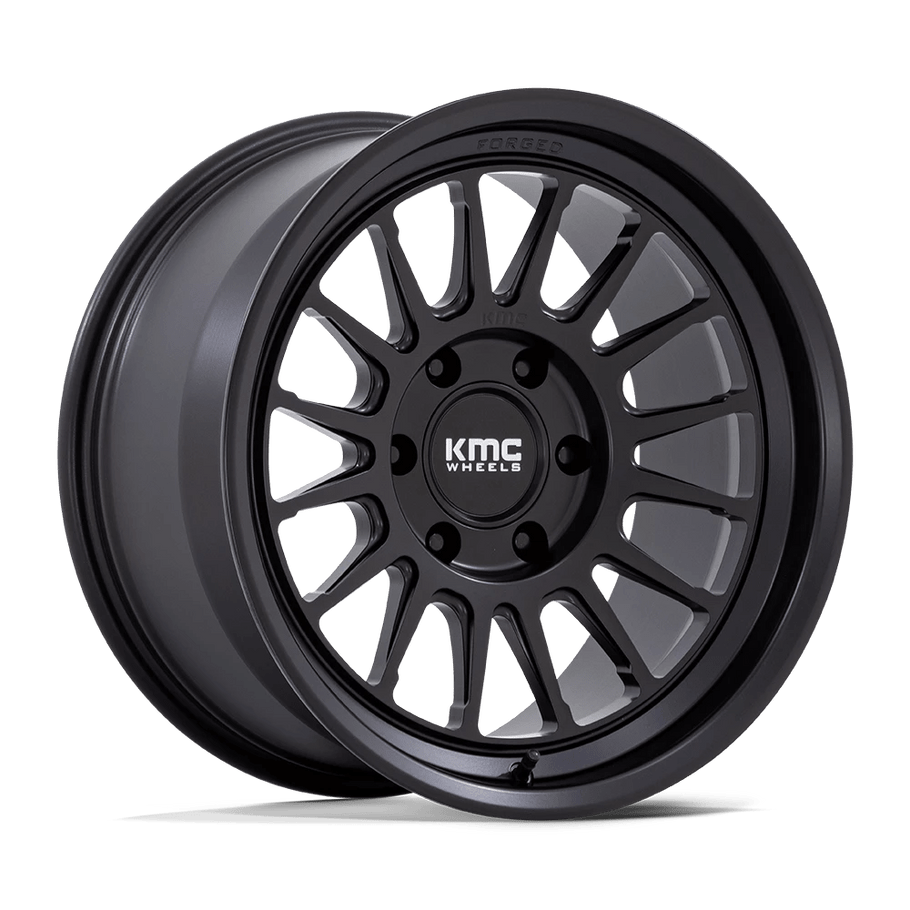 KMC KM447 IMPACT FORGED 18x9 ET0 6x135 87.10mm SATIN BLACK (Load Rated 1134kg)