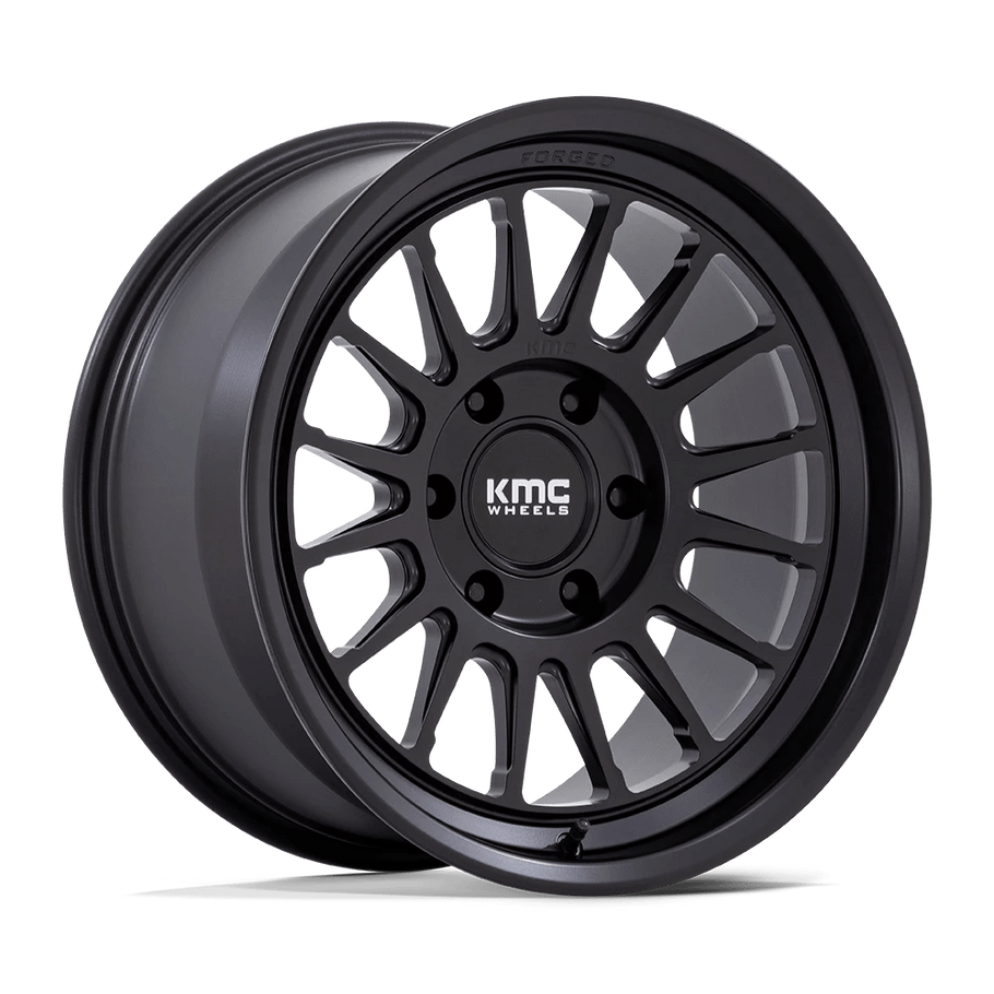 KMC KM447 IMPACT FORGED 17x8.5 ET0 6x135 87.10mm SATIN BLACK (Load Rated 1134kg)
