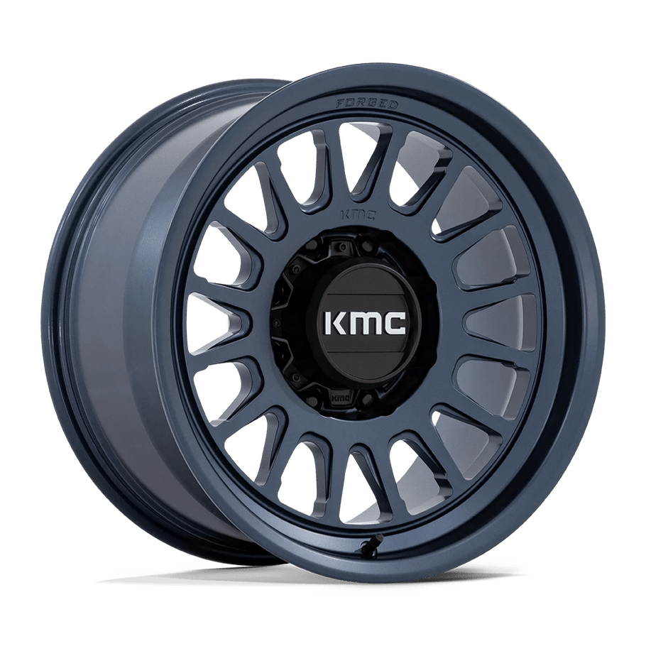 KMC KM452 IMPACT FORGED MONOBLOCK 18x9 ET18 8x180 124.20mm METALLIC BLUE (Load Rated 1814kg)