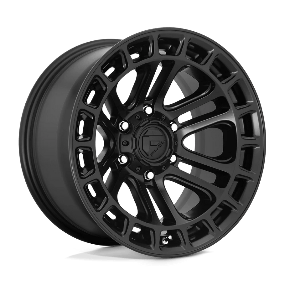 Fuel D718 HEATER 20x10 ET-18 6x135 87.10mm MATTE BLACK (Load Rated 1134kg)