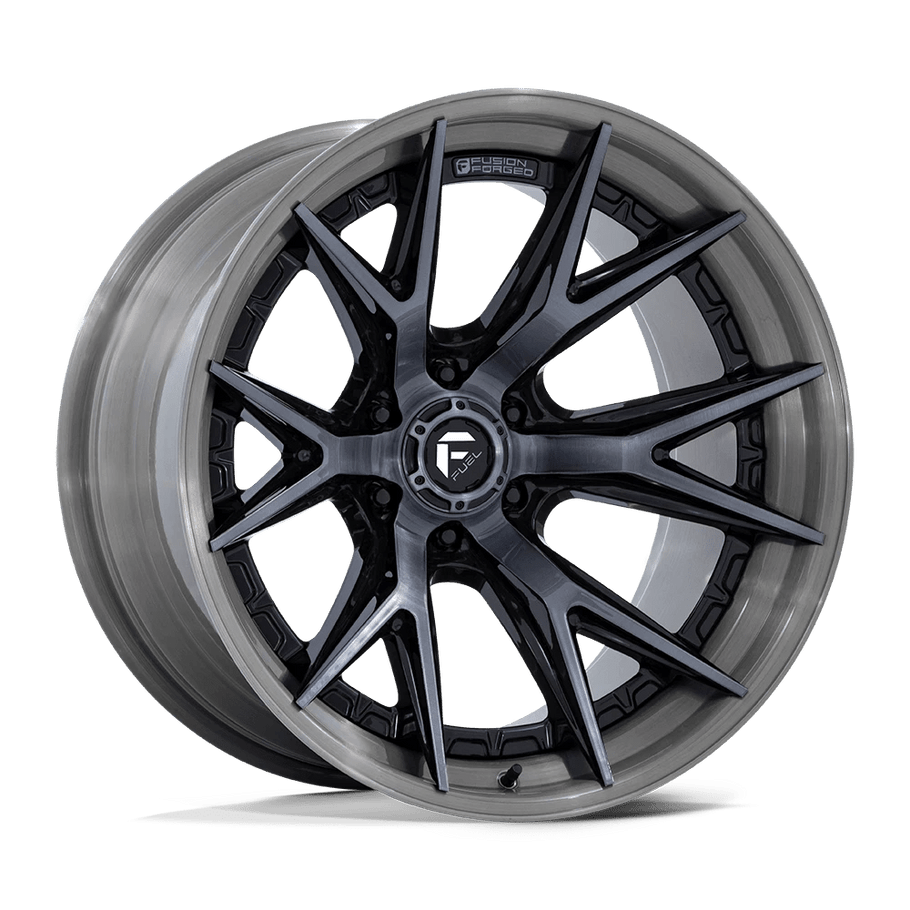 Fuel FC402 CATALYST 20x9 ET1 8x170 125.10mm GLOSS BLACK BRUSHED DARK TINT (Load Rated 1678kg)