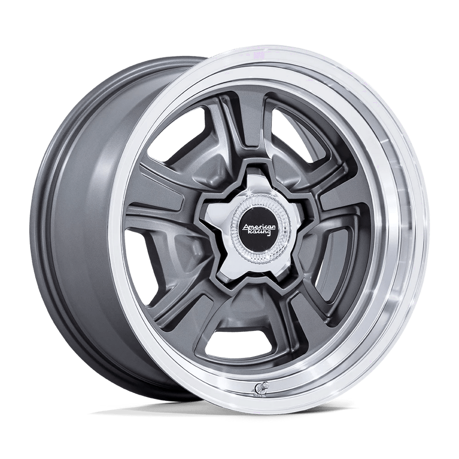 American Racing VN517 MARAUDER 20x8.5 ET6 5x127 78.10mm ANTHRACITE W/ DIAMOND CUT LIP (Load Rated 862kg)