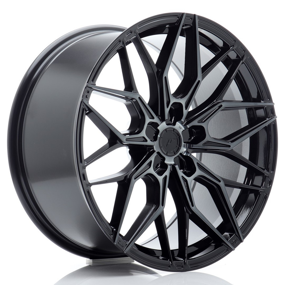 JR Wheels JR46 19x10 ET15-51 5H CUSTOM PCD 72.6mm Black Machined w/Tinted Face