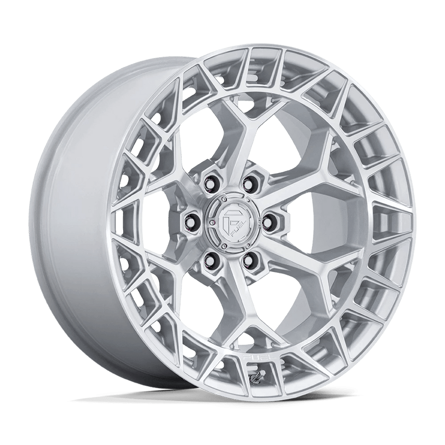 Fuel FC873 CHARGER 20x9 ET1 6x139.7 106.10mm GLOSS SILVER W/ MACHINED FACE (Load Rated 1134kg)