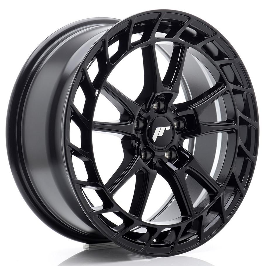 JR Wheels JR45 18x8 ET45 5x112 66.6mm Glossy Black