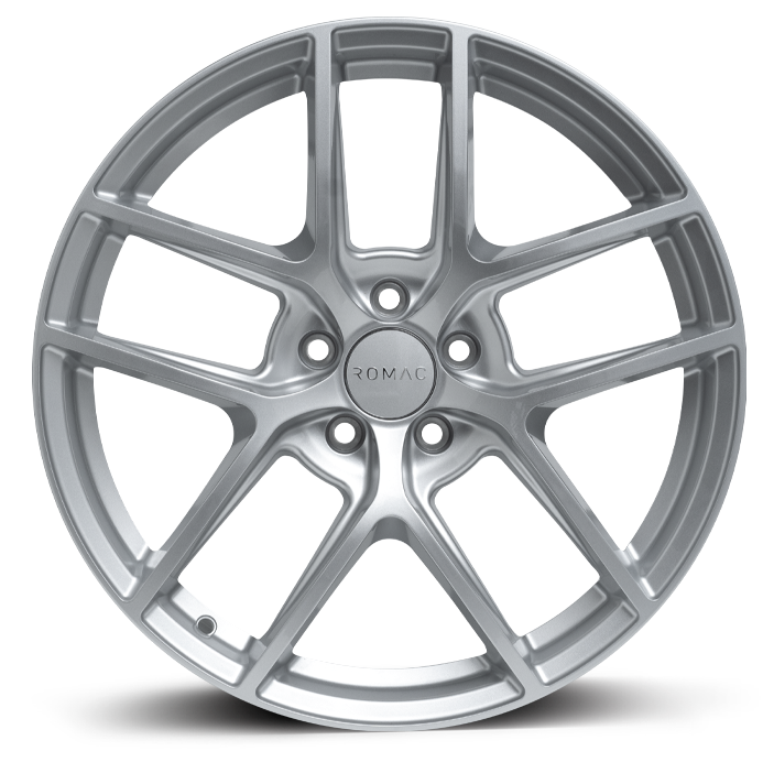 Romac DIABLO ET37 18x8.5 5x120 72.6mm SILVER (Rated 690kg) RMDIA J8414S www.srbpower.com