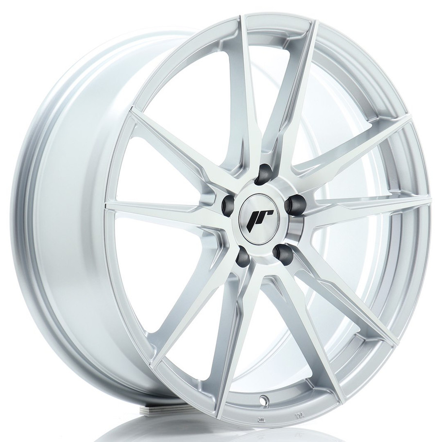 JR Wheels JR21 20x8.5 ET35 5x112 66.6mm Silver Machined Face