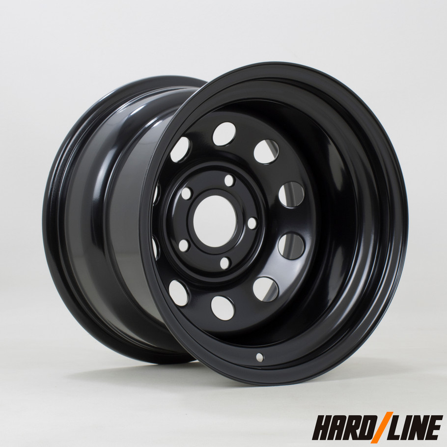 Hardline (Steel Wheel) Modular 15x10 ET-32 5x114.3 71.6mm Gloss Black (SW-MODX1015D1N32PCYB716) www.srbpower.com