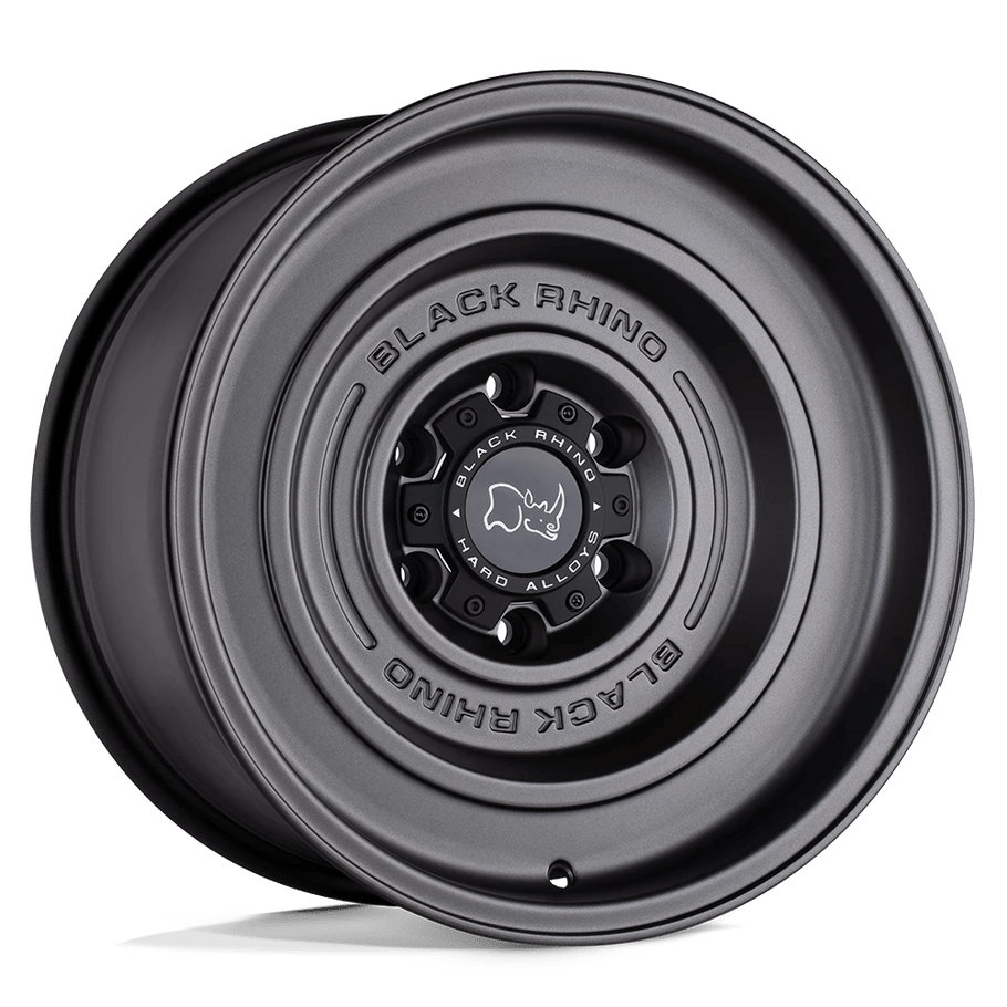 Black Rhino SOLID 17x9.5 ET-18 5x127 71.50mm MATTE GUN BLACK (Load Rated 1020kg)