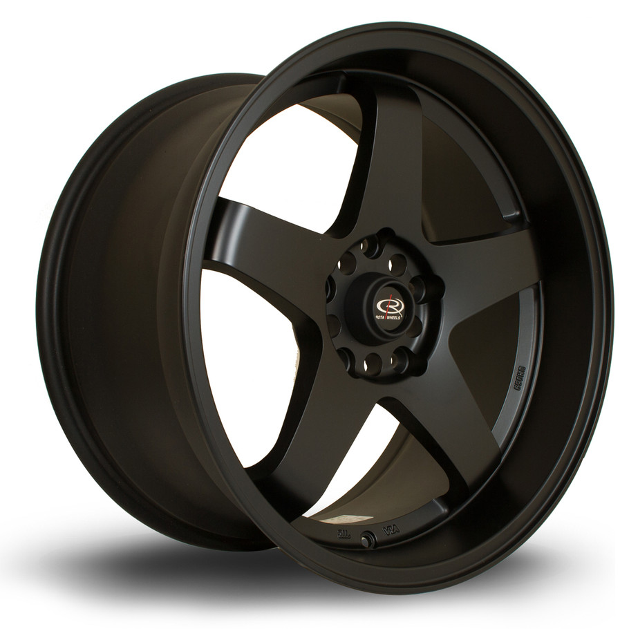 Rota GTR-D 18x9.5 ET12 5x114 FBlack (45R29518D1P12PCFB0730) www.srbpower.com