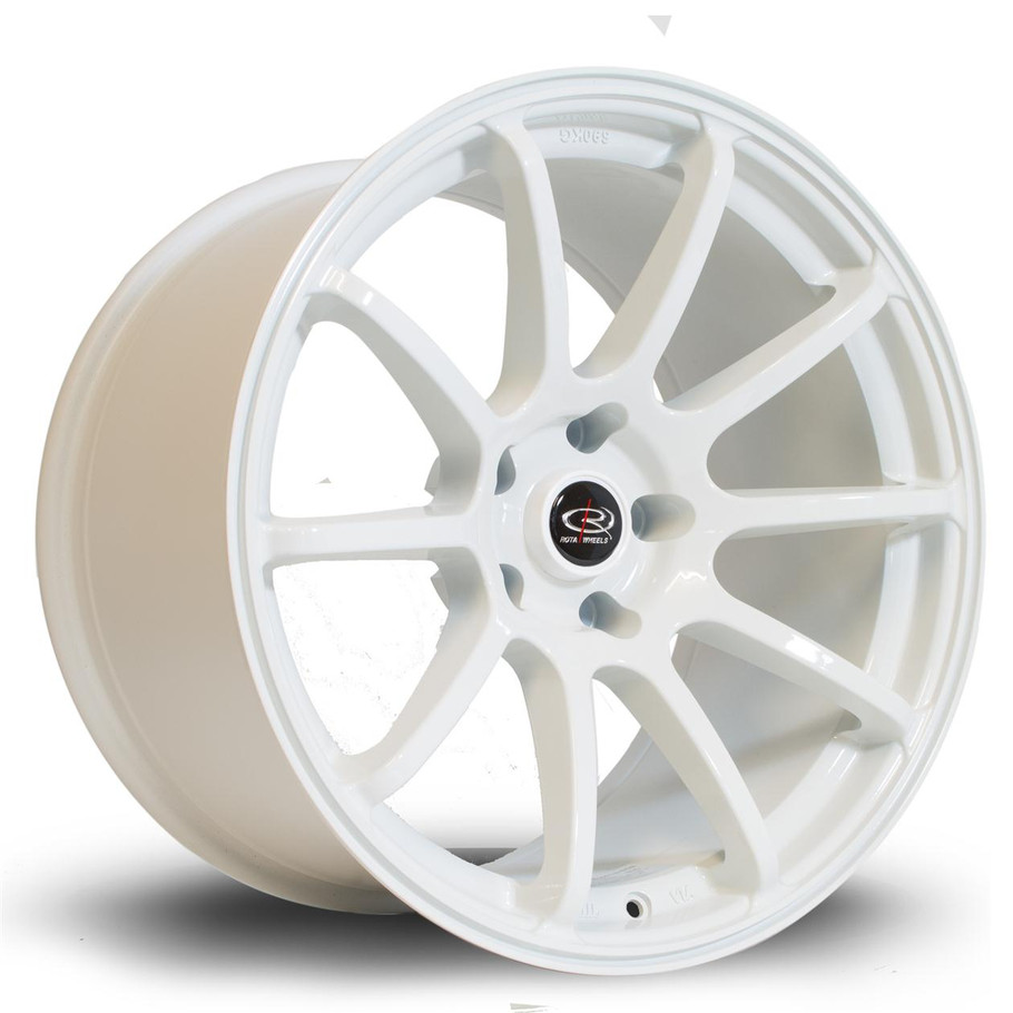 Rota Force 18x10.5 ET20 5x114 White (GFOR1058D1P20PCWH0730) www.srbpower.com