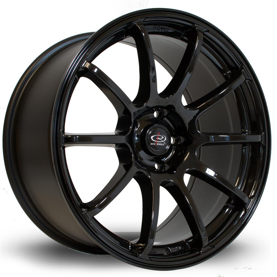 Rota Force 18x9 ET27 5x114 Black (GFOR9018D1P27PCYB0730) www.srbpower.com