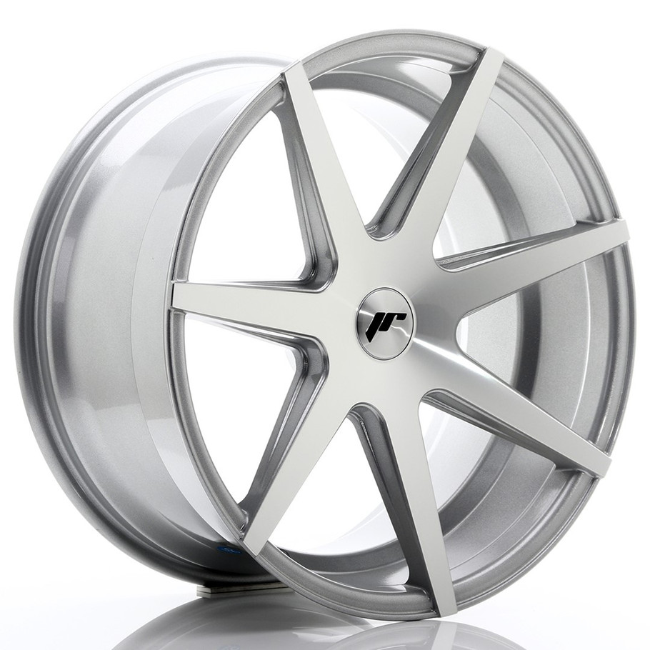 JR Wheels JR20 20x10 ET40 5x112 74.1mm Silver Machined
