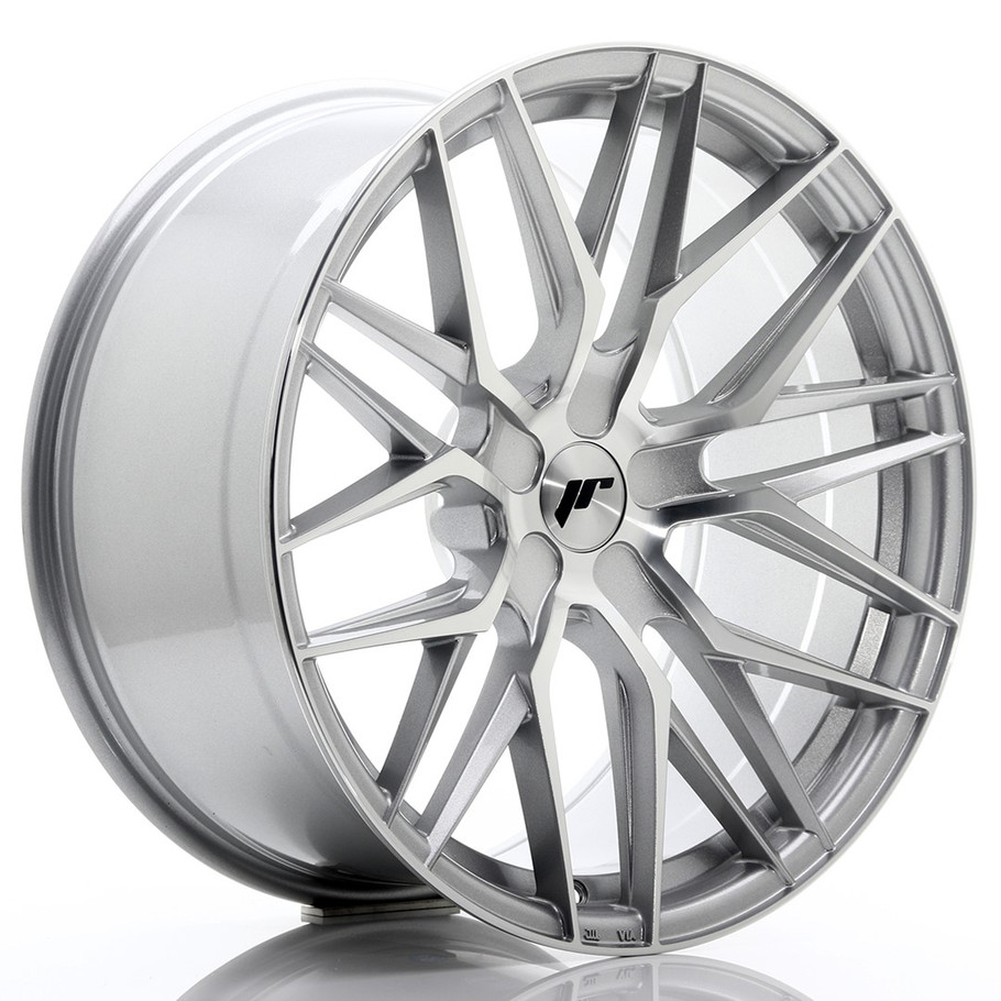 JR Wheels JR28 20x10 ET40 5x114.3 74.1mm Silver Machined